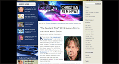 Desktop Screenshot of christianfilmnews.com